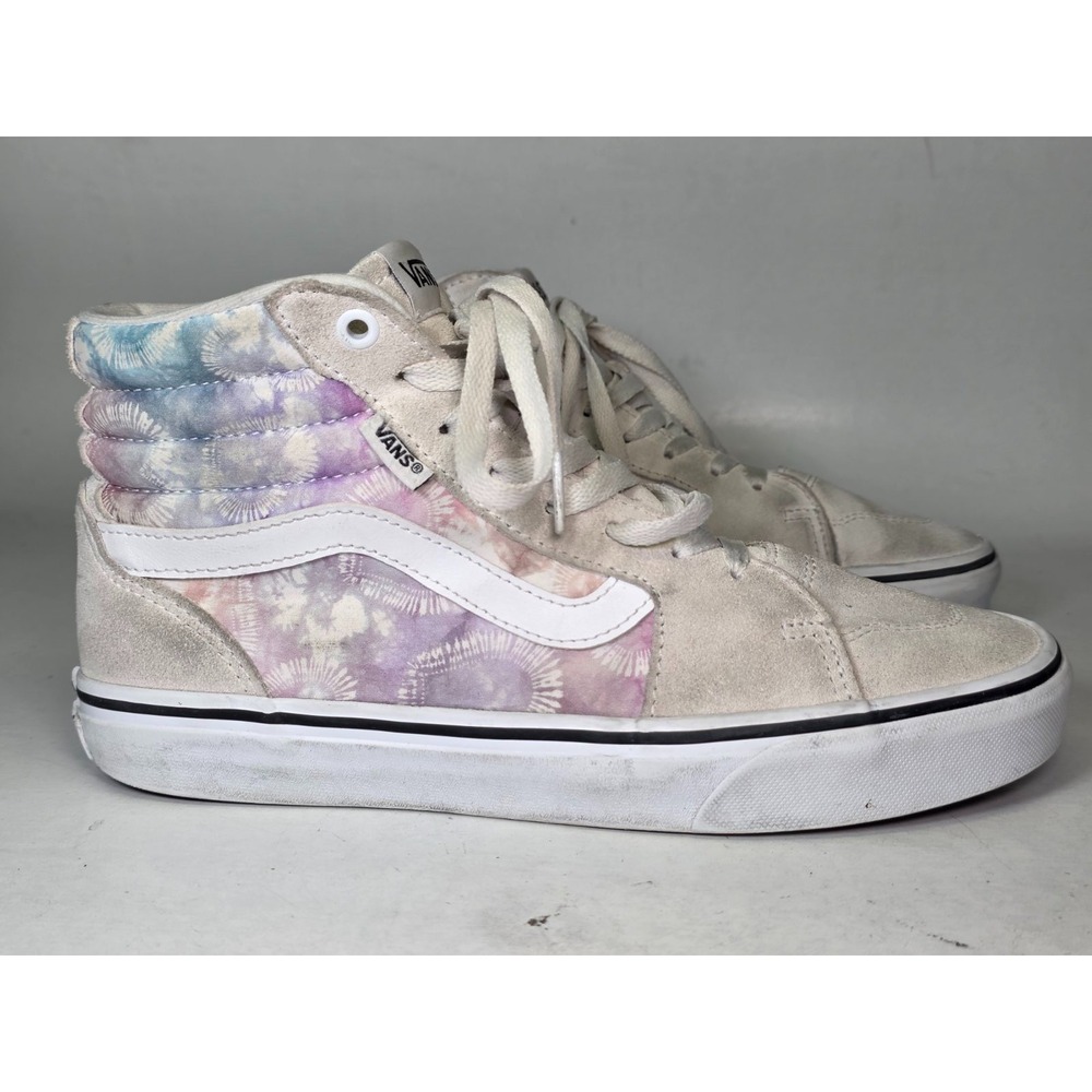 Vans‎ Filmore Hi Heart Tie Dye Women's Sneakers Size 8.5 High Top Suede Shoes